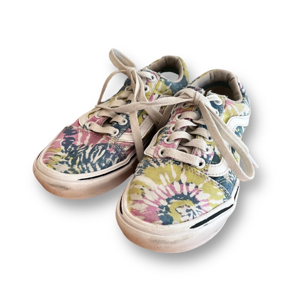 Women’s or girls tie-dye  Vans size 5.5 - Picture 3 of 6